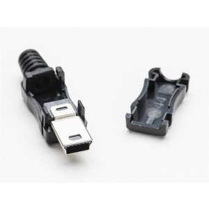 1389, Принадлежности Adafruit  USB DIY Connector Shell Mini-B Plug