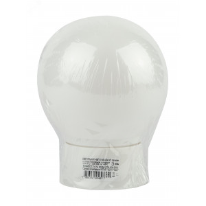Светильник НБП 01-60-004 c прямым основанием Гранат полиэтилен IP20 E27 max 60Вт D150 шар белый Б0048027