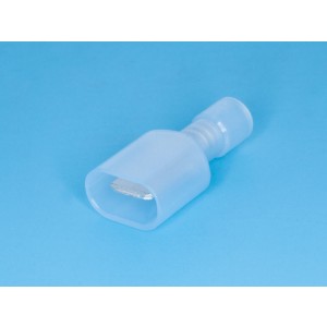 TAI-2IF, Клемма ножевая 6,3мм, вилка на провод 1,5-2,5мм, полностью изолированная, кратно 100шт.