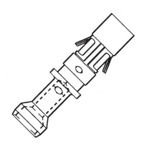 RC20M12K, Стандартные цилиндрические контакты Crimp Socket Contact 20-22 AWG