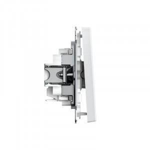 ARTGALLERY 1-клавишный ВЫКЛЮЧАТЕЛЬ, 10АХ, механизм, быстрозажимные клеммы, БЕЛЫЙ GAL000111S