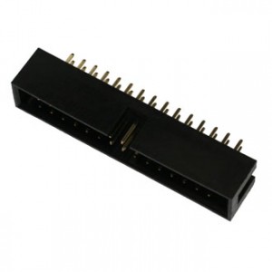BH-30  (IDC-30MS), IDC разъем, вилка на плату прямая двухрядная 30pin(2x15)., шаг 2.54мм