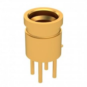 R222L00040, РЧ соединители / Коаксиальные соединители Straight M, PCB Receptacle C100