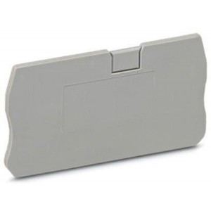 Торцевая крышка UJ6-2.5/1X2G, Торцевая крышка, для клемм UJ6-2.5/1X2, цвет: серый