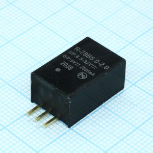 R-78B5.0-2.0, Преобразователь DC/DC, на печатную плату вход 24В выход 5В 2А 3-Pin SIP модульный туба