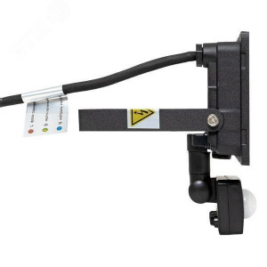 Прожектор светодиодный СДО-3004 50Вт 6500К IP54 с инфракрасным датчиком движения FLL-3004-50D-6500