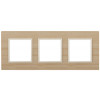 14-5303-11 Рамка на 3 поста, дерево, Elegance, клён+сл.кость (5/25/750) Б0034582