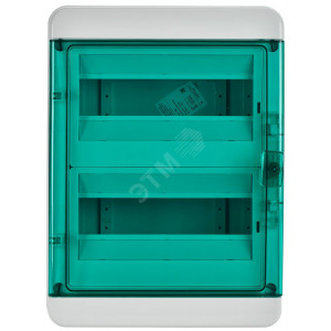 Корпус пластиковый КМПн-24 IP65 зел. прозр. дверь TEKFOR TF5-KP72-N-24-65-K03-K06