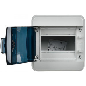 Корпус пластиковый КМПн-6 IP65 черн. прозр. дверь TEKFOR TF5-KP72-N-06-65-K03-K02