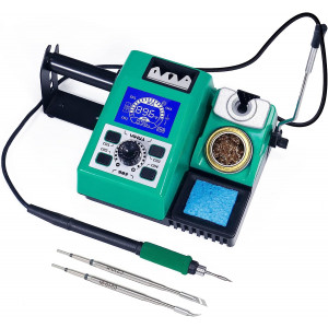 YIHUA 982, Интеллектуальная паяльная станция с цифровым дисплеем, поддерживает жала с нагревательным элементом C210/C245/C115
