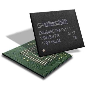 SFEM032GB1EA1TO-I-HG-12P-STD, eMMC Industrial Embedded MMC, EM-26, 32 GB, PSLC Flash, -40 C to +85 C