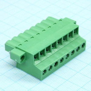 2EDGKCM-5.08-08P-14-00A(H), Блок соединительный 8 контактов шаг 5.08мм зеленый