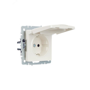 BRITE Роз. с з/к/ш с кр. 16А IP44 РСбш10-3-44-БрЖ жемч. BR-R16-16-44-K36