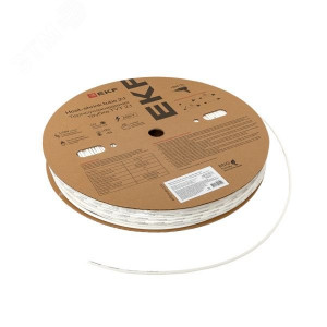Термоусаживаемая трубка ТУТ нг 4/2 белая рулон PROxima tut-4-w