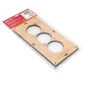 Шаблон для подрозетников c 3 отв. диам. 68 мм EKF Expert sh-d68-3