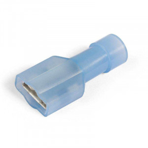 Разъем плоский полностью изолированный -мама РПИ-М(н) 2.5-(6.3) серия ПРОФИ, Разъем плоский полностью изолированный «мама» в нейлоновом корпусе