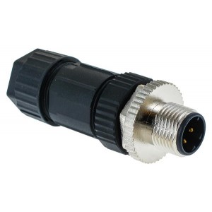 M12D-04BMMB-SL7001, Кабели для датчиков / Кабели для приводов Plug M12 PIN:4 Male D Code Ethernet