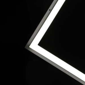 Светильник-рамка светодиодный LBS-2301 45Вт 4500К 5000лм блок питания в компл. бел. 13985