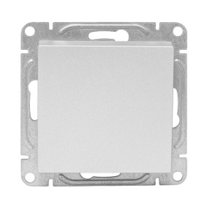 Механизм выключателя, одноклавишный, кнопочный, алюминий Эпика EKF UP1-SWA-13