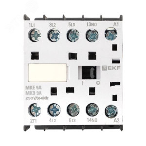 Мини-контактор МКЭ 9А кат. 230В AC 1НО PROxima Mctr-s-9-230