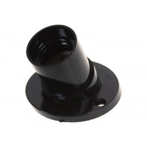 Патрон карболитовый угловой E27 черн. TKE-C05-PKB/U-27