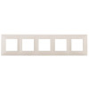 14-5005-02 Рамка на 5 постов, Elegance, сл.кость (10/100/800) Б0034406