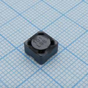 CDRH74NP-101MC, Силовая SMD индуктивность 100мкГн ±20% 0.6А 0.61Ом c магнитным экраном