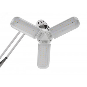 Фитолампа для растений светодиодная FITO-24W-Ra90-E27-FOLD 3-х лепестковая полного спектра 24 Вт Е27 Б0057285