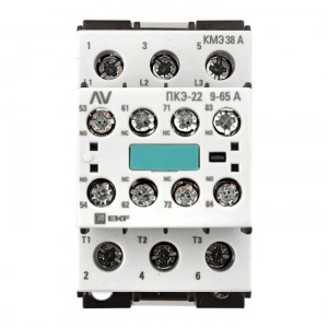 Комплект КМЭ 38А 400В АС с дополнительными контактами 2НО+2НЗ EKF AVERES ctr-s-40-00-400-av-22