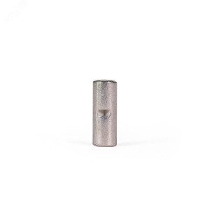 Гильза кабельная ГМЛ(О) 2.5/6 (20 шт), Гильза медная луженая с технологическим окном для контроля глубины захода жилы под опрессовку встык по ГОСТ, сечение от 2.5 до 6 мм2