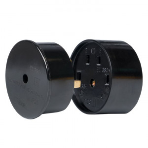 Разъем РШ-ВШ 32А 380В 3P+PE (ОУ) карболитовый черный PROxima AS-380-O-04