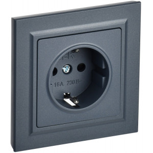 BRITE Роз. с з/к/ш 16А в сб. РСР14-1-0-БрМ мар. BR-R14-16-K35-F