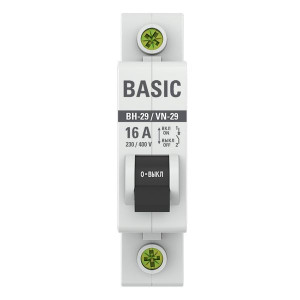 Выключатель нагрузки 1P 16А ВН-29 Basic SL29-1-16-bas