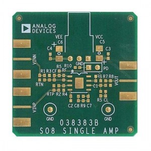 EVAL-HSOPAMP-1RZ, Средства разработки интегральных схем (ИС) усилителей 8 lead SOIC Amplifier Eval board