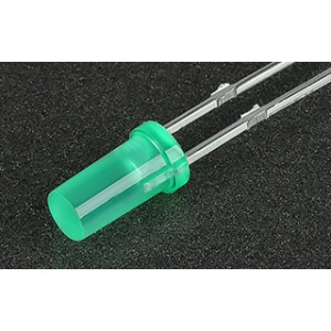 Светодиод ARL-3033PGD-450mcd 005492, Поставка под заказ от 5000 шт. Выводной цилиндрический светодиод, d=3 мм, диффузная зеленая линза. Цвет свечения зеленый (520-535 нм). Угол излучения 100°. Сила света Iv=200-450 мкд при If=20 мА. VF=2.9-3.3 В. Рекомендуемый постоянный рабочий ток <16-17 м