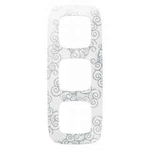 Рамка 3-м Valena Allure универсальная нарцисс хром 754343