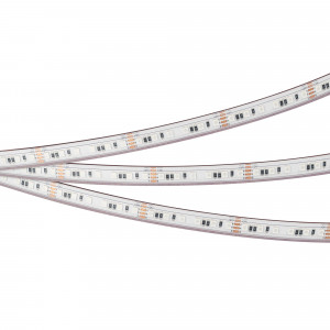 Лента герметичная RTW-PS-A120-10mm 24V RGB (12 W/m, IP67, 2835, 5m) 042907, Светодиодная лента RTW серии A120, герметичная IP67 (PS - силиконовая экструзия). Светодиоды SMD 2835, 120 шт/м (600шт на 5м), белая плата, скотч 3М. Цвет RGB, угол 120°. Питание 24 В, мощность 12 Вт/м (60 Вт на 5 м). Размеры 5000x10x4 мм. Мин. отрезок 50