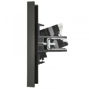 FORTE&PIANO Розетка компьютерная двойная RJ45 кат.5E FP333 серый IEK FP-K20-1-K03