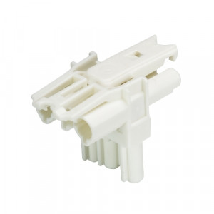 Распределительное устройство GST18I3VK2P1T V WS, Распределительное устройство, 1 вход / 2 выхода, тип: T, 3 полюса, серия gesis GST18i3, номинальное напряжение: 250V, номинальный ток: 20А, цвет: белый