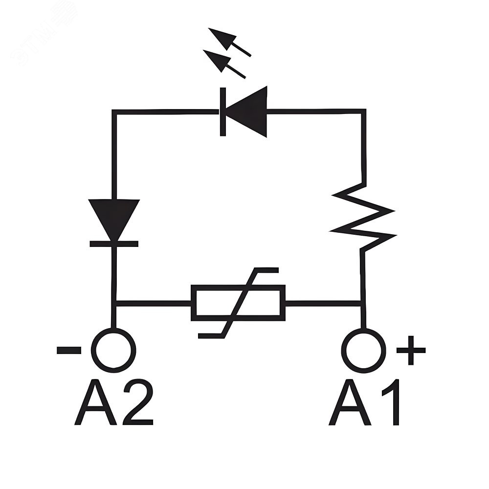 Изображение товара Модуль защиты и индикации IMD-LV1G 24V AC/DC DKC