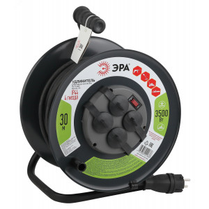 Удлинитель на метал. катушке 4х30м с заземл. 16А IP44 RMx-4es-3х2.5-30m-IP44(KG) КГ 3х2.5 Б0043058