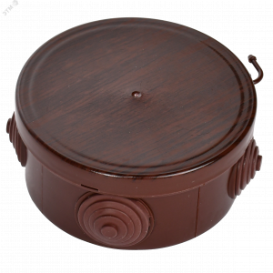 Коробка расп. КМ для о/п D=85х40мм IP54 4 вв. дуб UKO21-085-040-000-K24-54