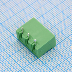 2EGTRC-5.0-03P-14-100, Разъемный клеммный блок на плату, 3 контакта. Серия 2EGTRC-5.0