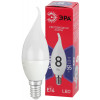 Лампочка светодиодная RED LINE LED BXS-8W-865-E14 R E14 / Е14 8Вт свеча на ветру холодный дневной свет Б0045345