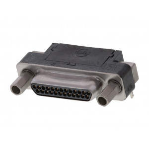 836149012, Разъем D-Sub (розетка) угловой на плату 25 контактов