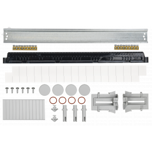 Корпус пластиковый навесной на 18 модулей КМПн-18 IP65 TEKFOR зеленая прозрачная дверь TF5-KP72-N-18-65-K03-K06