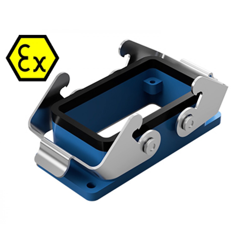 Изображение товара Открытое основание разъема EX 70.320.1028.9 из цинкового сплава для панельного монтажа