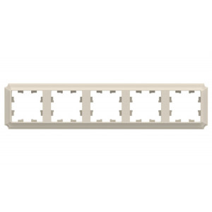 ATLASDESIGN ANTIQUE 5-постовая РАМКА, универсальная, БЕЖЕВЫЙ (5шт) C3(+) ATN100205