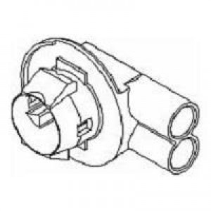 12146418, Автомобильные разъемы LAMP SKT WDGE 2W FEM