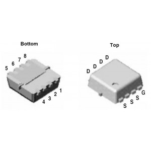 FDM3622, Полевой транзистор, N-канальный, 100 В, 4.4 А